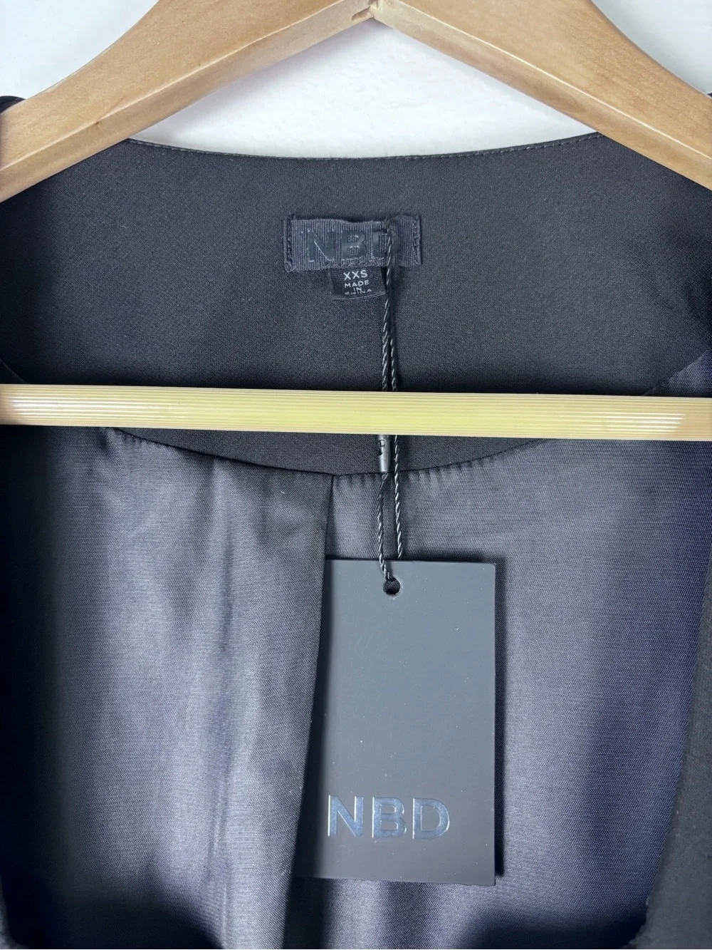 NBD Revolve The Avan Black Double Breasted Long Sleeve Blazer Mini Dress XXS NWT - Picture 5 of 7